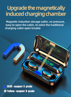 F9 Wireless Earbuds Bluetooth Headphones