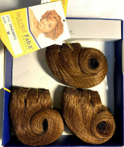 Fabulous 8" Series 100% Human Hair By Milky Way, Style Tinkerbell, #30 Auburn