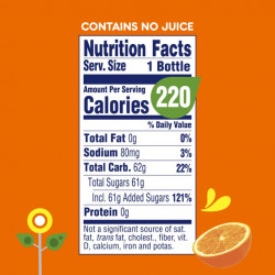 Fanta Caffeine-Free Orange Fruit Flavored Soft Drink Soda Pop, 16.9 Fl Oz, 24 Pack Bottles