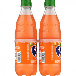 Fanta Caffeine-Free Orange Fruit Flavored Soft Drink Soda Pop, 16.9 Fl Oz, 24 Pack Bottles