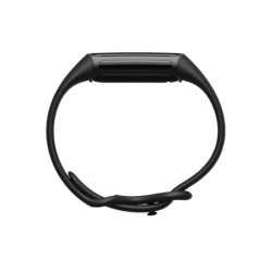 Fitbit Charge 5 Advanced Fitness and Health Tracker with Bonus Band - Silicone Black Strap