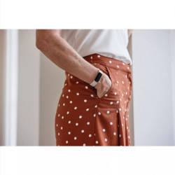 Fitbit Luxe Fitness and Wellness Tracker Bundle with One-Size Band and Bonus Small Band - Lunar White