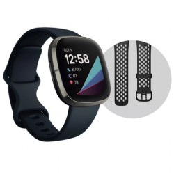 Fitbit Sense Advanced Smartwatch With Bonus Bands - Carbon