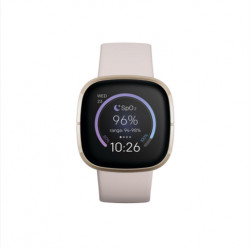 Fitbit Sense Advanced Smartwatch With Bonus Bands - Lunar White