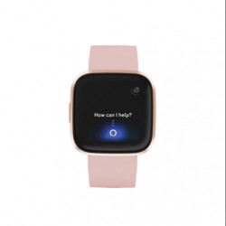 Fitbit Versa 2 Smartwatch Bundle with Small and Large Bands - Petal