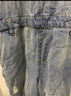 Forever21 Medium Wash Denim Overall