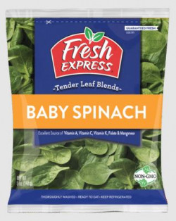 Fresh Express Tender Leaf Blends Baby Spinach
