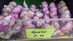 Fresh Garlic, Sold By The Packed
