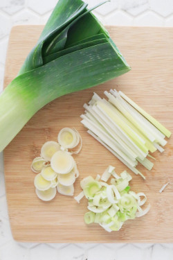 Fresh Green Leeks