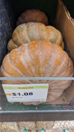 Fresh Organic Red Kabocha Squash Pumpkin, Sold By The Pound