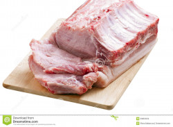 Fresh Pork Ribs Sold By The Pound