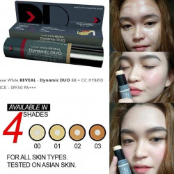 Frontrow Dynamic Duo BB+CC Hubrid Stick with SPF 50 | Shade 02