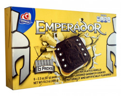 Gamesa Galleta Emperador Chocolate & Vanilla Cookies 6pk
