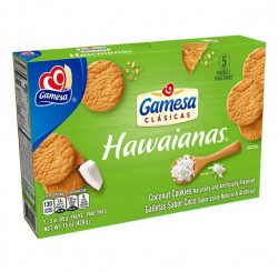 Gamesa Hawaianas Coconut Cookies, 3 Oz., 5 Count