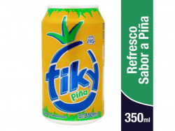 Gaseosa Tiky Sabor Piña Lata - 355ml