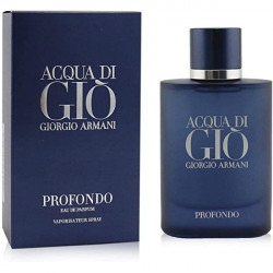 Giorgio Armani Acqua Di Giò Profondo EDP 2.5 Oz 75 Ml
