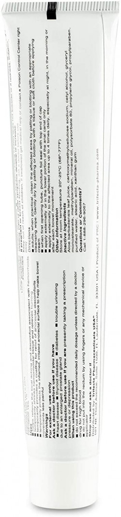 Globe Hemorrhoid Symptom Treatment Cream, Pain Relief with Aloe, (1.8 Ounce Tube) Relief from Hemorrhoids, Piles, Itching, Burning, Discomfort, & More