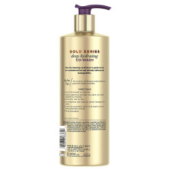 Gold Series from Pantene Sulfate-Free Deep Hydrating Co-Wash with Argan Oil for Curly, Coily Hair, 15.2 fl oz