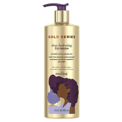 Gold Series From Pantene Sulfate-Free Deep Hydrating Co-Wash With Argan Oil For Curly, Coily Hair, 15.2 Fl Oz