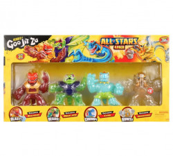 Goo Jit Zu Heroes Of All Stars Action Figure Set, 4 Pieces