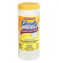 GOOD & CLEAN LEMON SCENTED DISINFECTANT WIPES, 30 CT. (Pack Of 3 Pcs)
