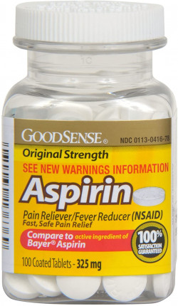 Good Sense Aspirin For Adults 325 Mg 100 Tabs