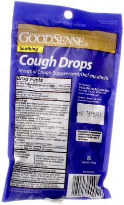 Good Sense Cough Drops Menthol - 30 Drops