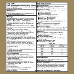 GoodSense Children's Ibuprofen Chewable Tablets, 100 mg, Orange Flavor, Pain Reliever and Fever Reducer, 24 Count