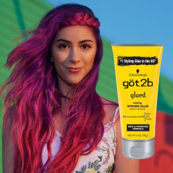 göt2b Glued Squeeze Dandruff Relief Hair Styling & Spiking Glue, 6 oz