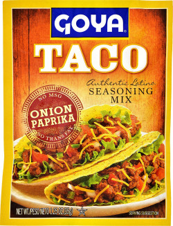 Goya Foods Taco Seasoning Mix, 1.25 Ounce
