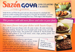 Goya Sazon Coriander & Annatto