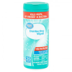 Great Value Fresh Scent Disinfecting Wipes, 35 Count, 10 Oz