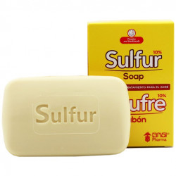 Grisi Sulfur Soap, Acne Treatment, Cleaner Bar Soap, Helps You Reduce Oil Excess And Acne Pimples, 4.4 Oz.