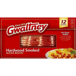 Gwaltney® Hardwood Smoked Sliced Bacon 12 Oz. Box