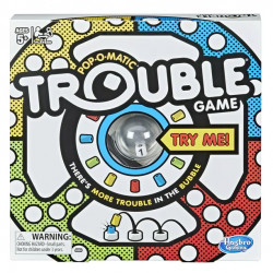 Hasbro Trouble Board Game, Board Game for 2 to 4 Players