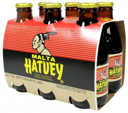 HATUEY Malta | Bebida De Malta - Seis Botellas De 7 Oz.