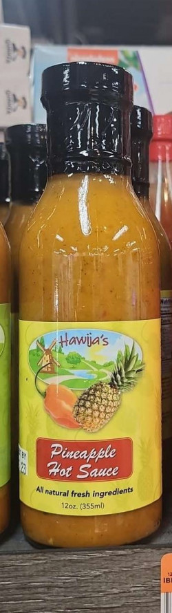 Hawija's Pineapple Hot Sauce 12 Oz