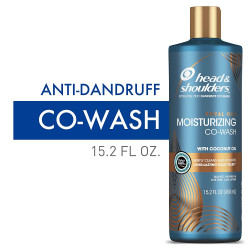 Head and Shoulders Moisturizing CoWash, Anti Dandruff Treatment and Scalp Care, Royal Oils Collection with Coconut Oil, for Natural and Curly Hair, 15.2 fl oz