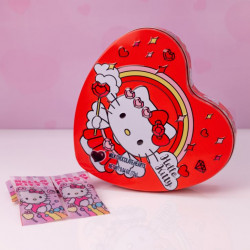 Hello Kitty® Heart Tin With Milk Chocolate Heart 2.54 OZ (12PCS)