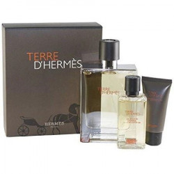 Hermes Terre D' Hermes 3 Piece Gift Set For Men, 3.3 Oz