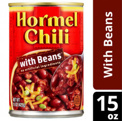 HORMEL Chili With Beans No Artificial Ingredients 15 Oz