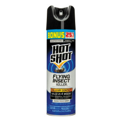 Hot Shot Flying Insect Killer, Clean Fresh Scent, Aerosol, 18.75 Ounce