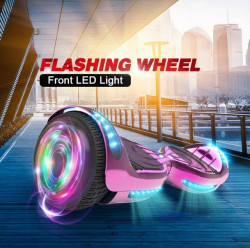 Hoverstar Flash Wheel Certified Hover Board 6.5 In. Bluetooth Speaker With LED Light Self Balancing Wheel Electric Scooter