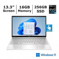 HP ENVY 13.3" Touchscreen, Intel Evo Platform Notebook, 11th Gen Intel Core I7-1165G7 Evo Processor, 16GB Memory, 256GB SSD