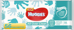 Huggies All Over Clean Baby Wet Wipes 56 Pieces, Größe 1