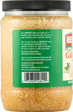 Iberia Minced Garlic In Water, 32 Ounce