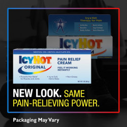 Icy Hot Orignal Pain Relieving Cream 3 oz. Powerful Pain Relief for Muscles & Joints