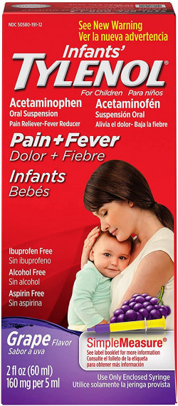 Infants' Tylenol Pain Reliever+Fever Reducer Liquid - Acetaminophen - Grape