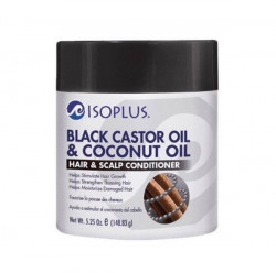 Isoplus Black Castor Oil & Coconut Oil Hair & Scalp Conditioner | 16 0z