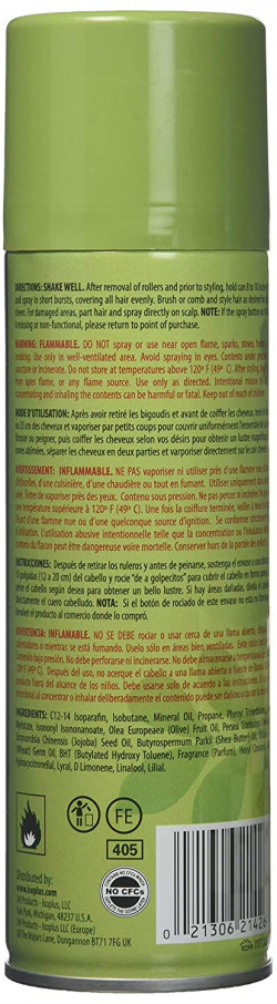 Isoplus Sheen Hairspray Olive Oil, 7 Ounce